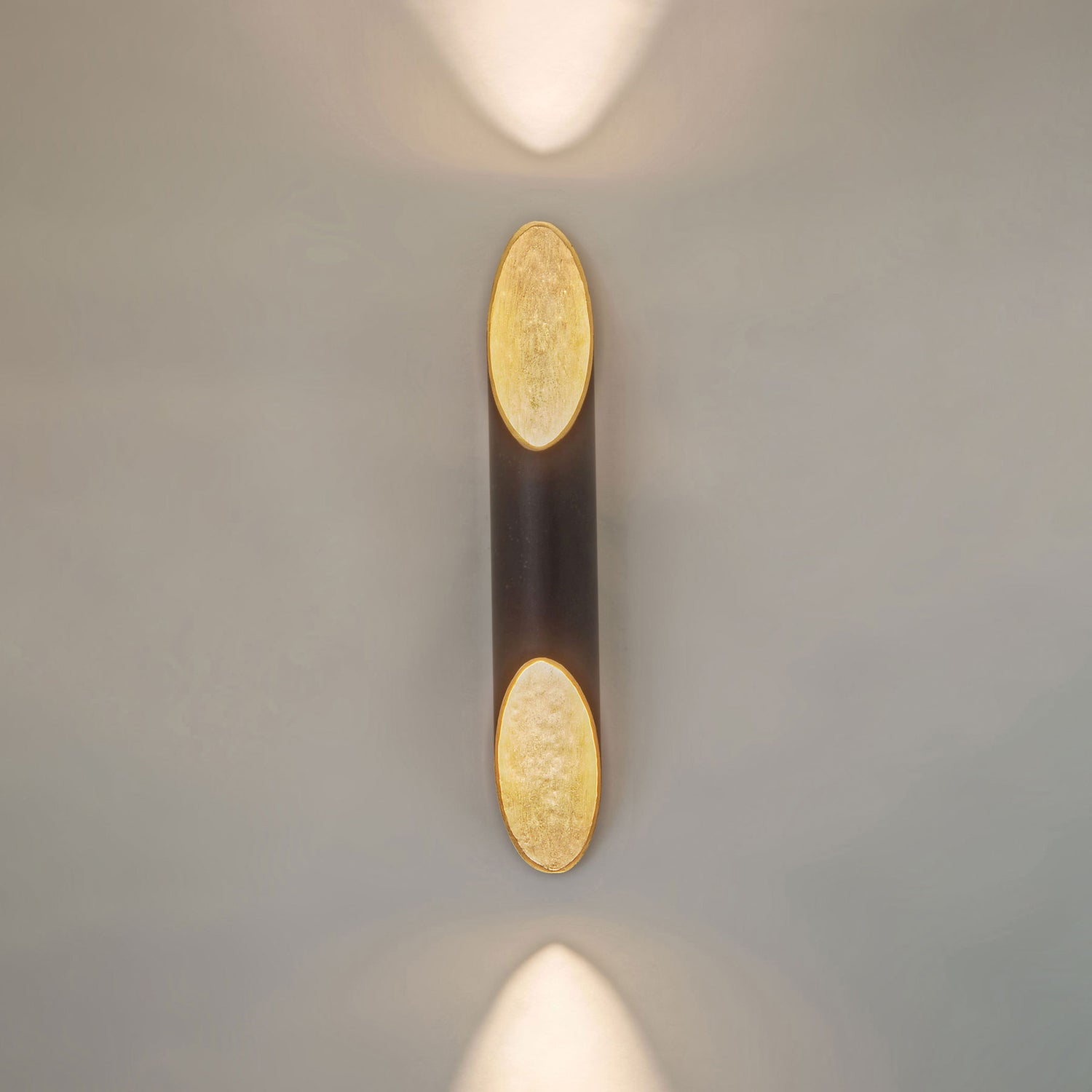 B-Ware Holländer Wandleuchte Wandlampe Organo Anthrazit Gold Dimmbar 55 Cm Gu10 Led - 4250151334820