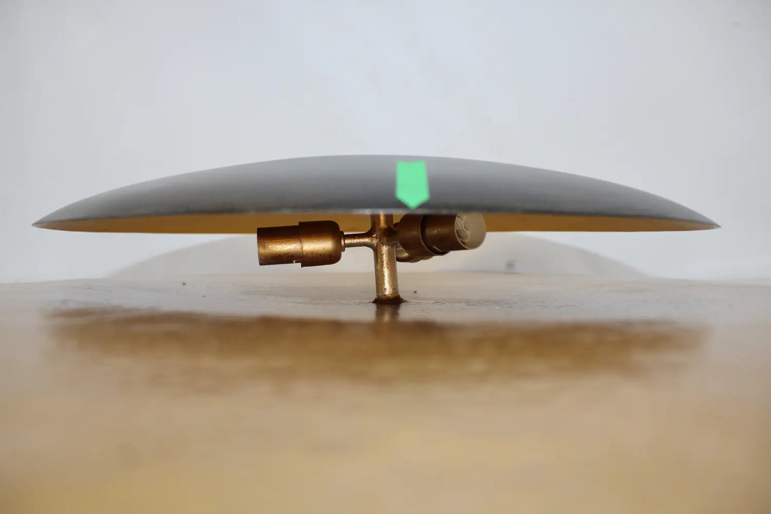 B-Ware Holländer Wandleuchte Lampe Satellite 2 Eisen Gold Braun E14 Siehe Text/Foto