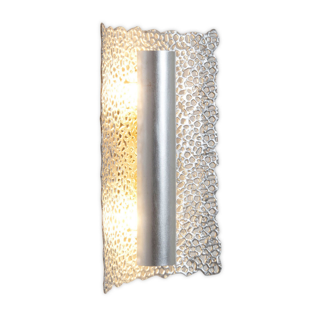 Holländer Wandleuchte Wandlampe Utopistico Silber Chrom Eisen Siehe Text/Foto B-Ware