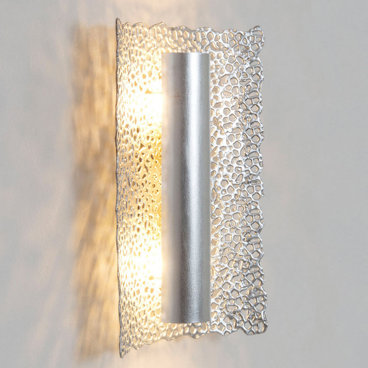 Holländer Wandleuchte Wandlampe Utopistico Silber Chrom Eisen Siehe Text/Foto B-Ware