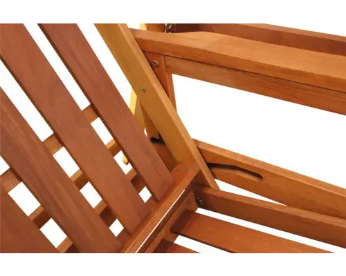 B-Ware Garden Place Hollywoodschaukel Gartenbank Elin Holz Braun Liegefunktion  - 4306516021185