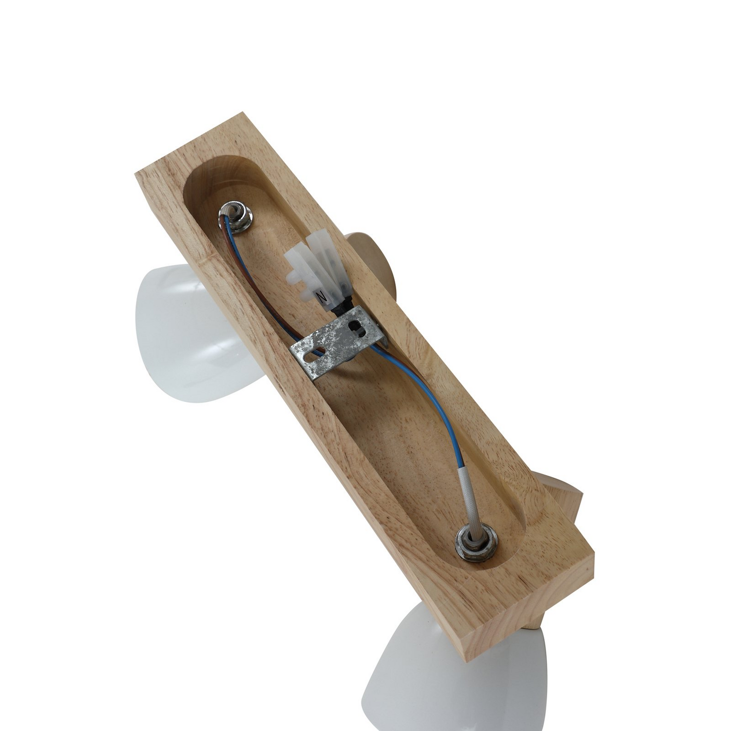 B-Ware Lindby Holz Deckenlampe Thorin Wohnzimmerleuchte Deckenlampe Dekoleuchte E14