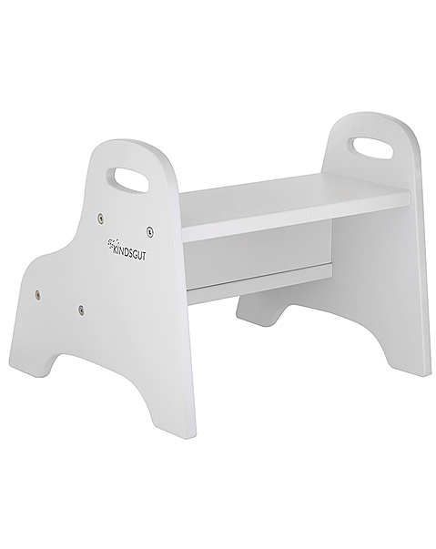 B-Ware Kindsgut Holztritt Little Steps In Hellgrau Kinder Baby Tritt Tritthocker Hocker - 4260639721776