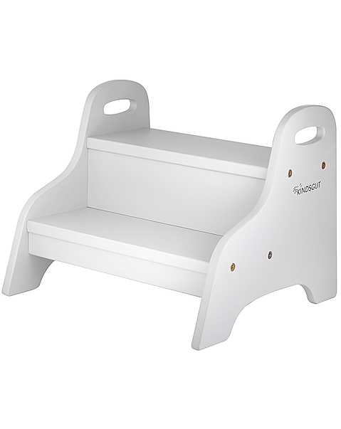 B-Ware Kindsgut Holztritt Little Steps In Hellgrau Kinder Baby Tritt Tritthocker Hocker - 4260639721776