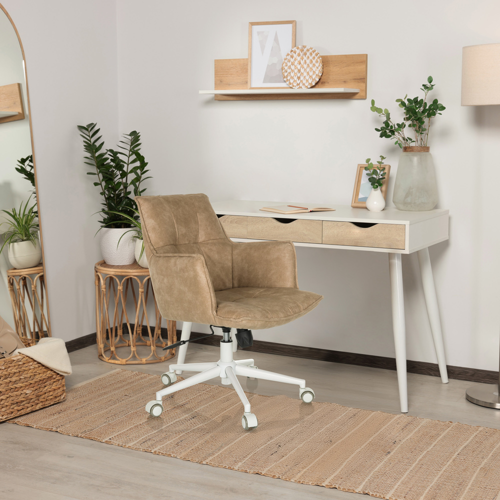 Hjh Living Home Office Stuhl Drehstuhl Bürostuhl Stoff Multifunktionsrollen B-Ware - 4064323038870