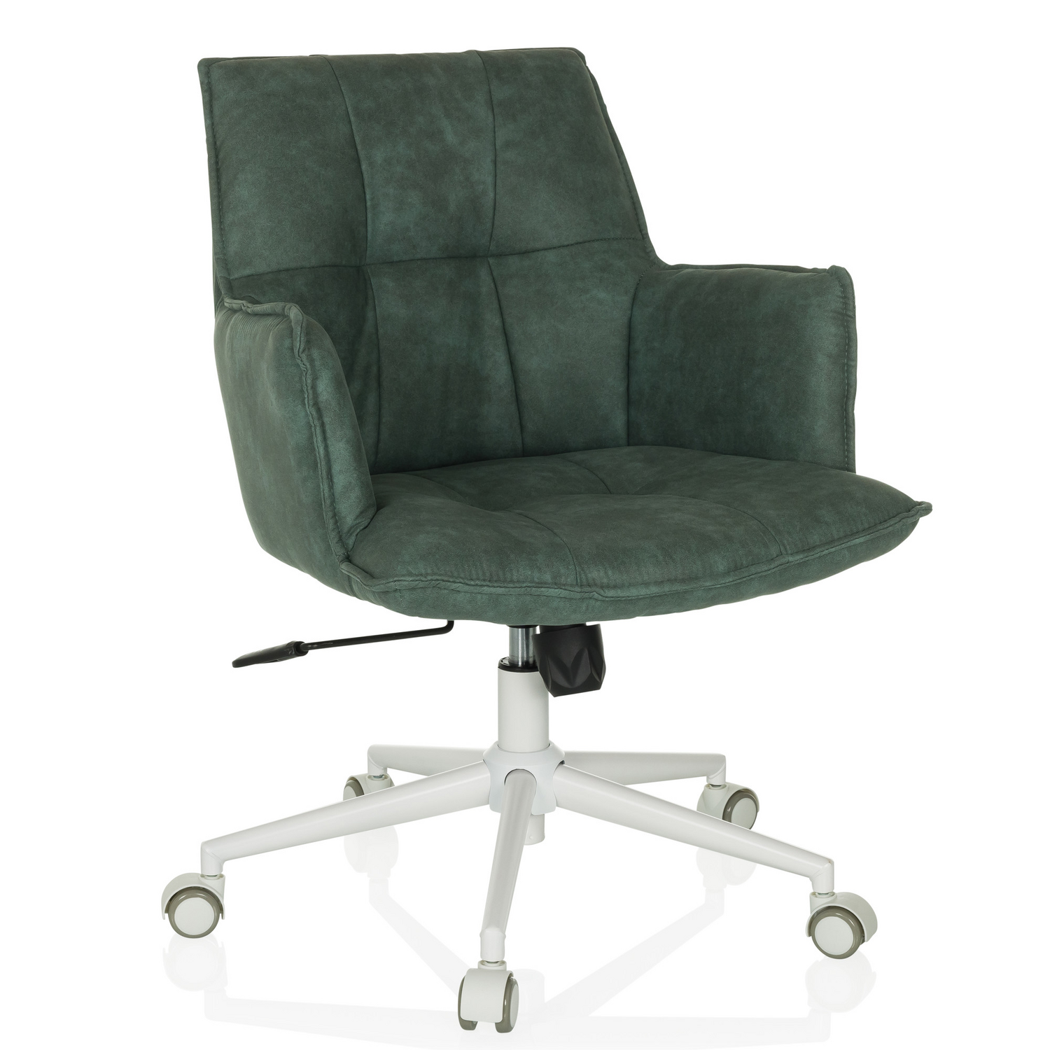B-Ware Hjh Living Drehstuhl Bürostuhl Home Office Stuhl Stoff Mint Armlehnen Hartboden