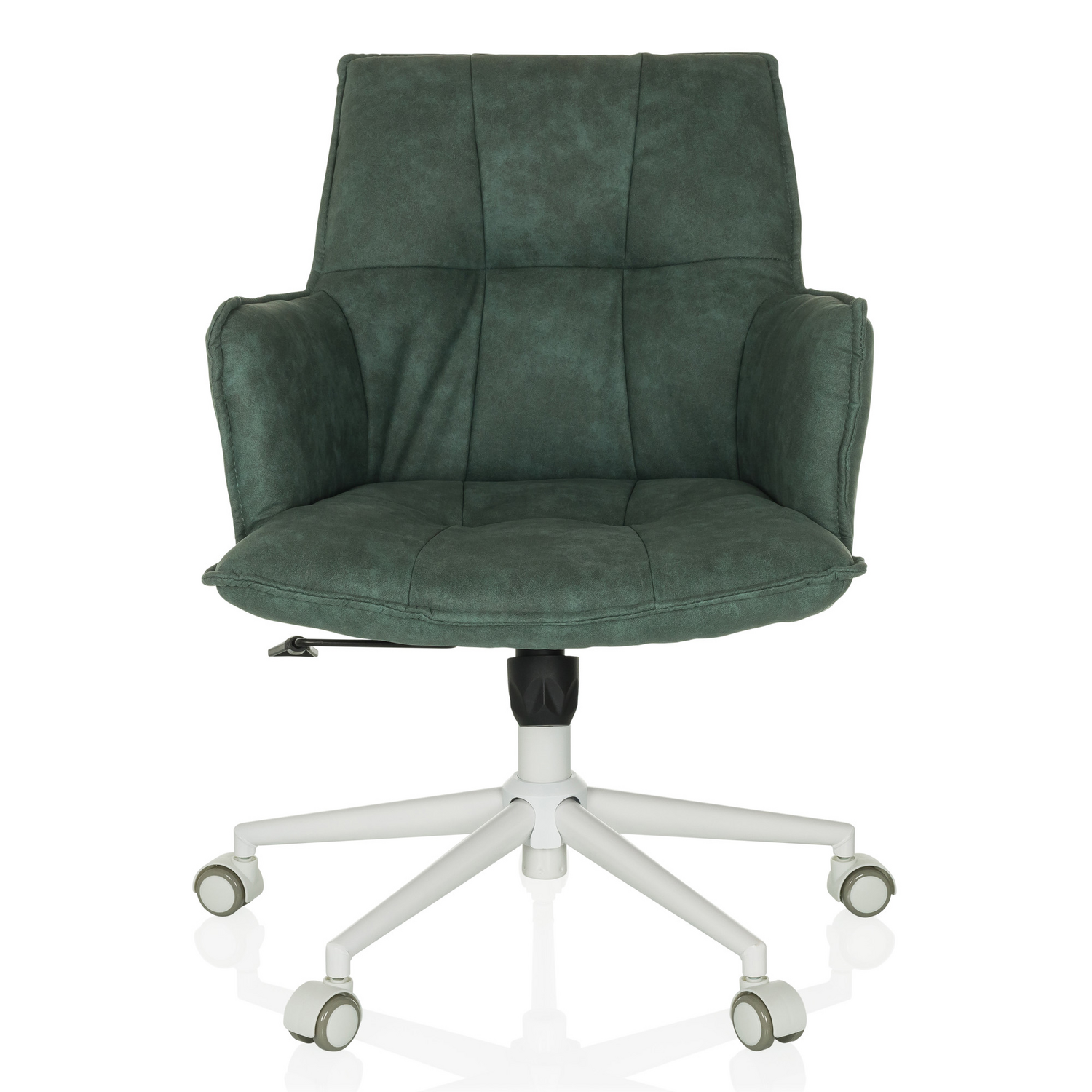 B-Ware Hjh Living Drehstuhl Bürostuhl Home Office Stuhl Stoff Mint Armlehnen Hartboden