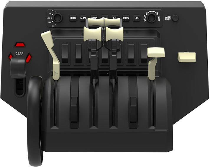 Aerosoft Honeycomb Bravo Throttle Quadrant Flugsimulator Controller Usb Schwarz B-Ware - 4039621003042