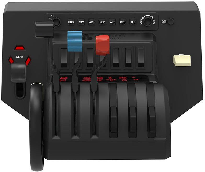 Aerosoft Honeycomb Bravo Throttle Quadrant Flugsimulator Controller Usb Schwarz B-Ware - 4039621003042