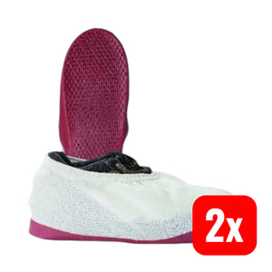 B-Ware Honeywell überziehschuh überschuh 971 Weiß Rot Größe 43 45 Polyester Pvc 2 Paar