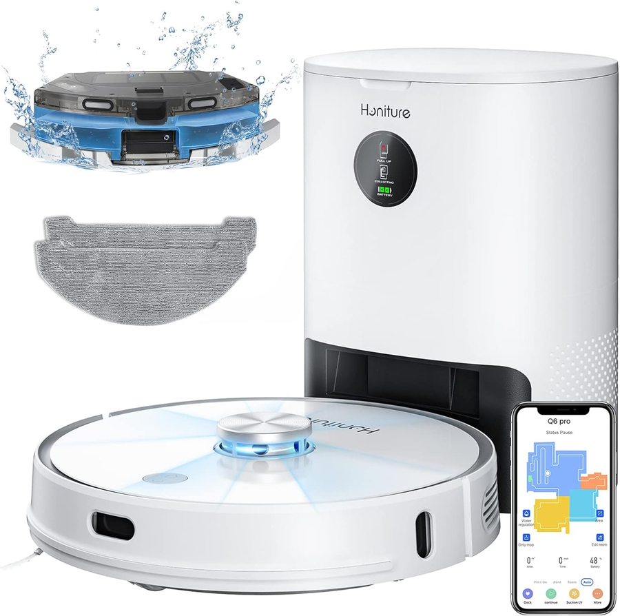 Honiture Q6 Pro Saugroboter Mit Wischfunktion Lasernavigation Siehe Text/Foto B-Ware - 6941260460163