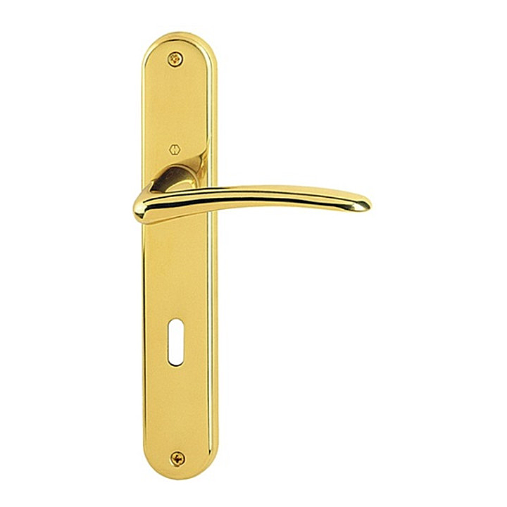 Hoppe Langschildgarnitur Istanbul M171/332 P Ms F71 Bb 72mm 2 Stück B-Ware - 4012789625158