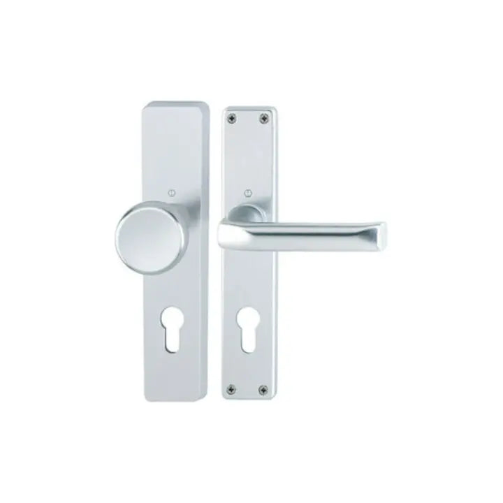 B-Ware Hoppe Langschildgarnitur Wechselgarnitur Türbeschlag Aluminium Din London - 4012789300956