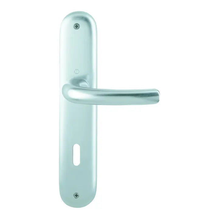 B-Ware Hoppe Langschildgarnitur Türbeschlag Innentür Tôkyô Aluminium Silber Din 5 Stück - 4012789204445