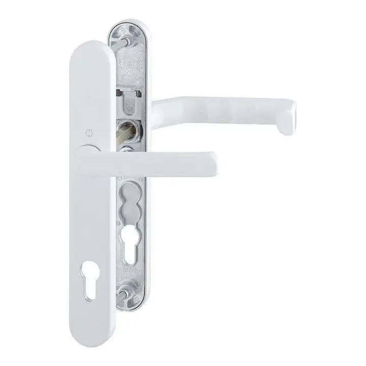 B-Ware Hoppe Drückergarnitur Türgriff Set Liverpool Rohrrahmen Kunststoff Aluminium - 4012789261004