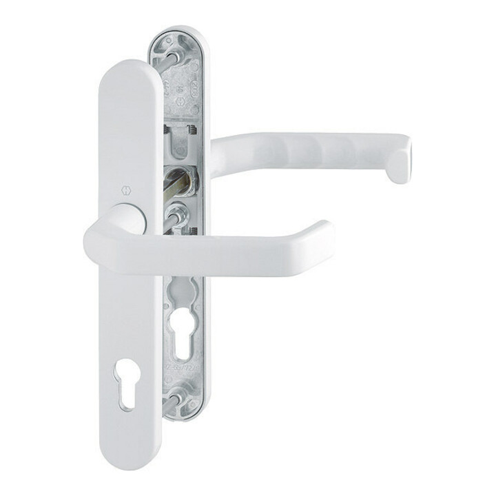 Hoppe Drückergarnitur Türbeschlag Schmalschild Türklinke Pz 8 92 F9016 Ts 67 72 B-Ware