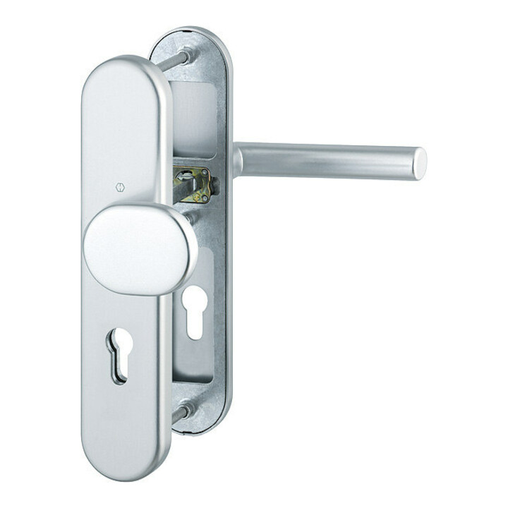 Hoppe Schutzgarnitur Wechselgarnitur Türbeschlag Aluminium F1 Pz 72mm 42 47mm B-Ware