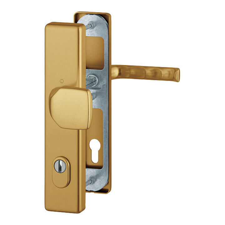 Hoppe Schutzgarnitur Beschlag Abschlusstüren F4 92mm 67 72mm Zylinderabdeckung B-Ware - 4012789700916
