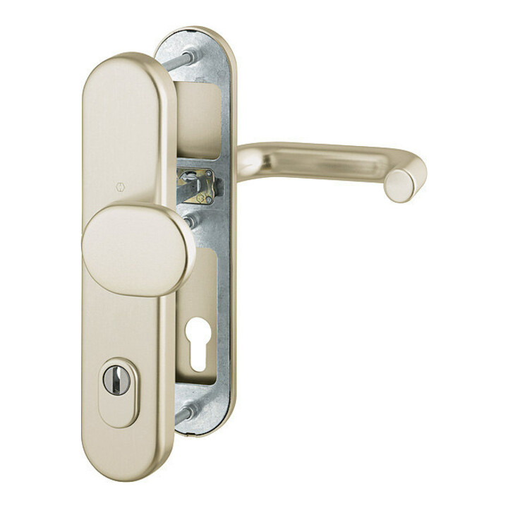 B-Ware Hoppe Schutzgarnitur Wechselgarnitur Türbeschlag Paris Aluminium F2 92mm 67 72mm - 4012789689518