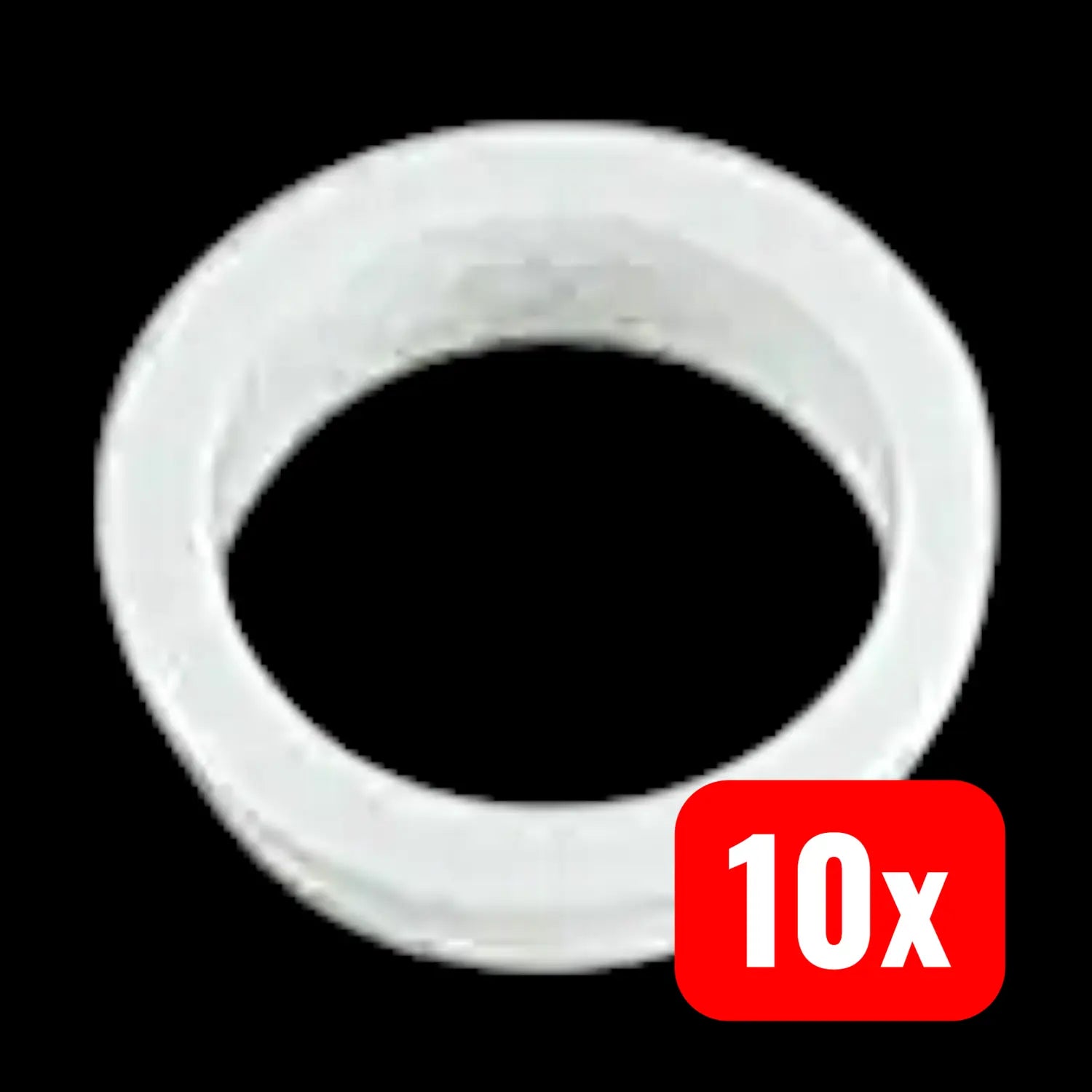 B-Ware Hoppe Türdrücker Führungsring Führungsring Kunststoff D 18,1mm H 7,9mm 10 Stück - 4011952011033