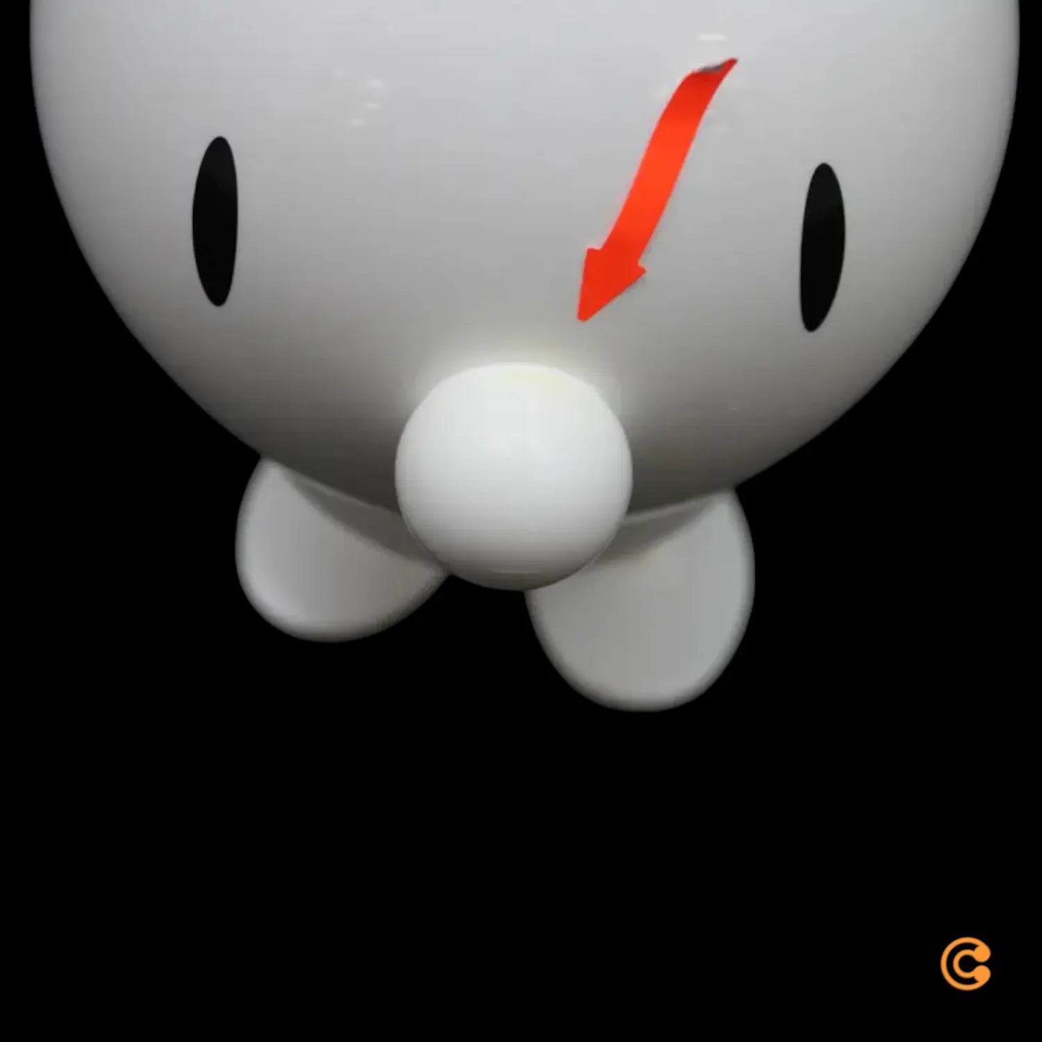 B-Ware Hoptimist   X Large Bumble Weiß Figur Dekoration Höhe 23 ø 15 Cm Siehe Text/Foto - 5710350002962