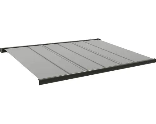 B-Ware Hornbach Kassettenmarkise Sonnenschutz Balkon Terrasse Grau Umbragrau Motor Led - 4306517555009