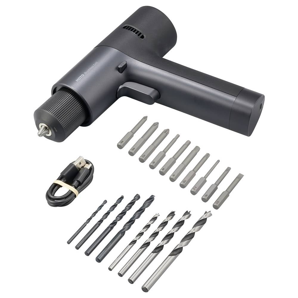 Hoto Akku Bohrschrauber 36 W Bürstenlos Werkzeug Schlagbohrmaschine Handwerkzeug B-Ware - 6974370800079