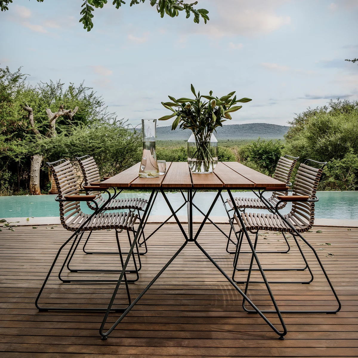 B-Ware Houe Click Outdoor Dining Armlehnstuhl Stuhl Gartenstuhl Lehne Multi Color - 5714098002680