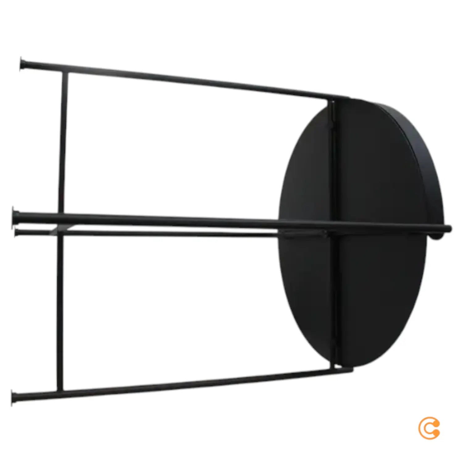 B-Ware Houe Beistelltisch Edge Tray Tisch Black 46 Cm Möbel Nachttisch Siehe Text/Foto - 5714098004677