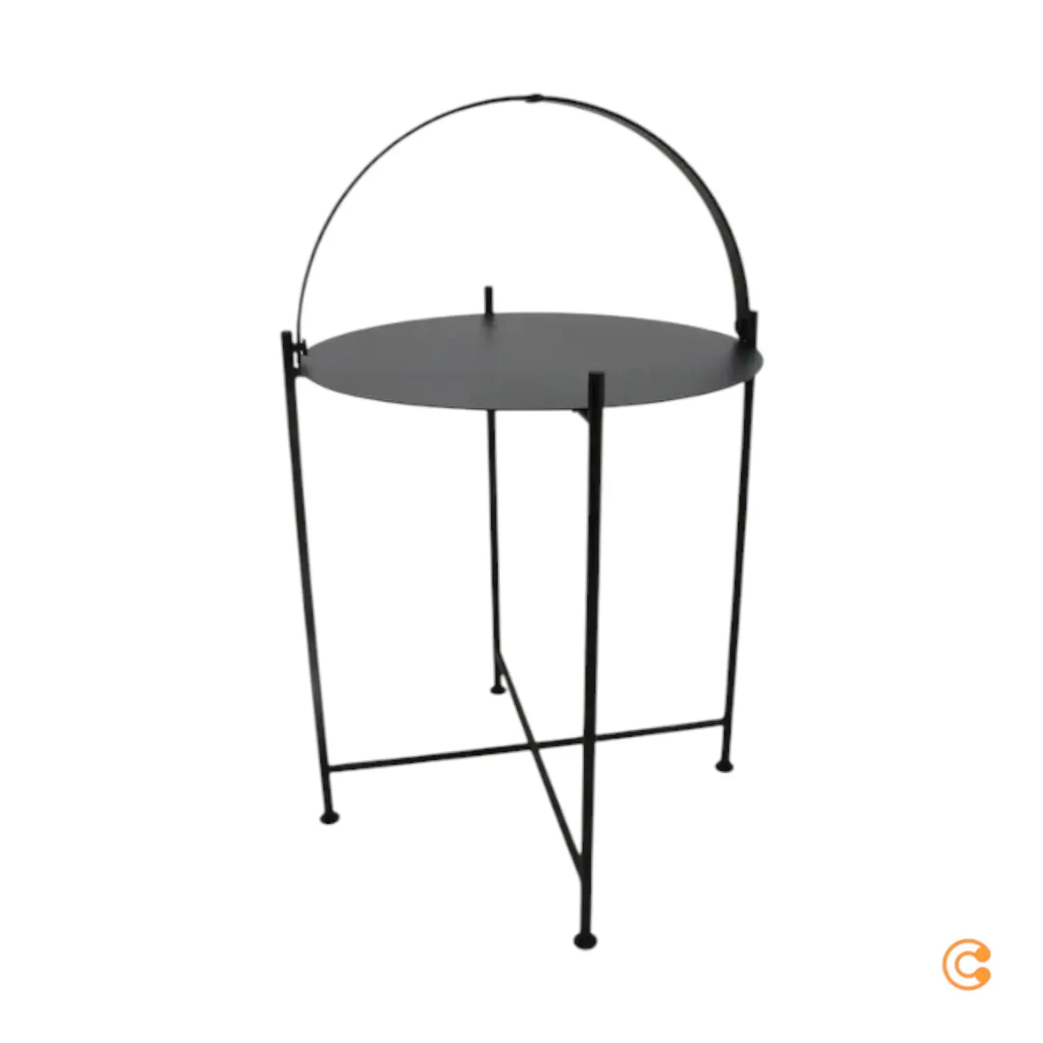 B-Ware Houe Beistelltisch Edge Tray Tisch Black 46 Cm Möbel Nachttisch Siehe Text/Foto - 5714098004677