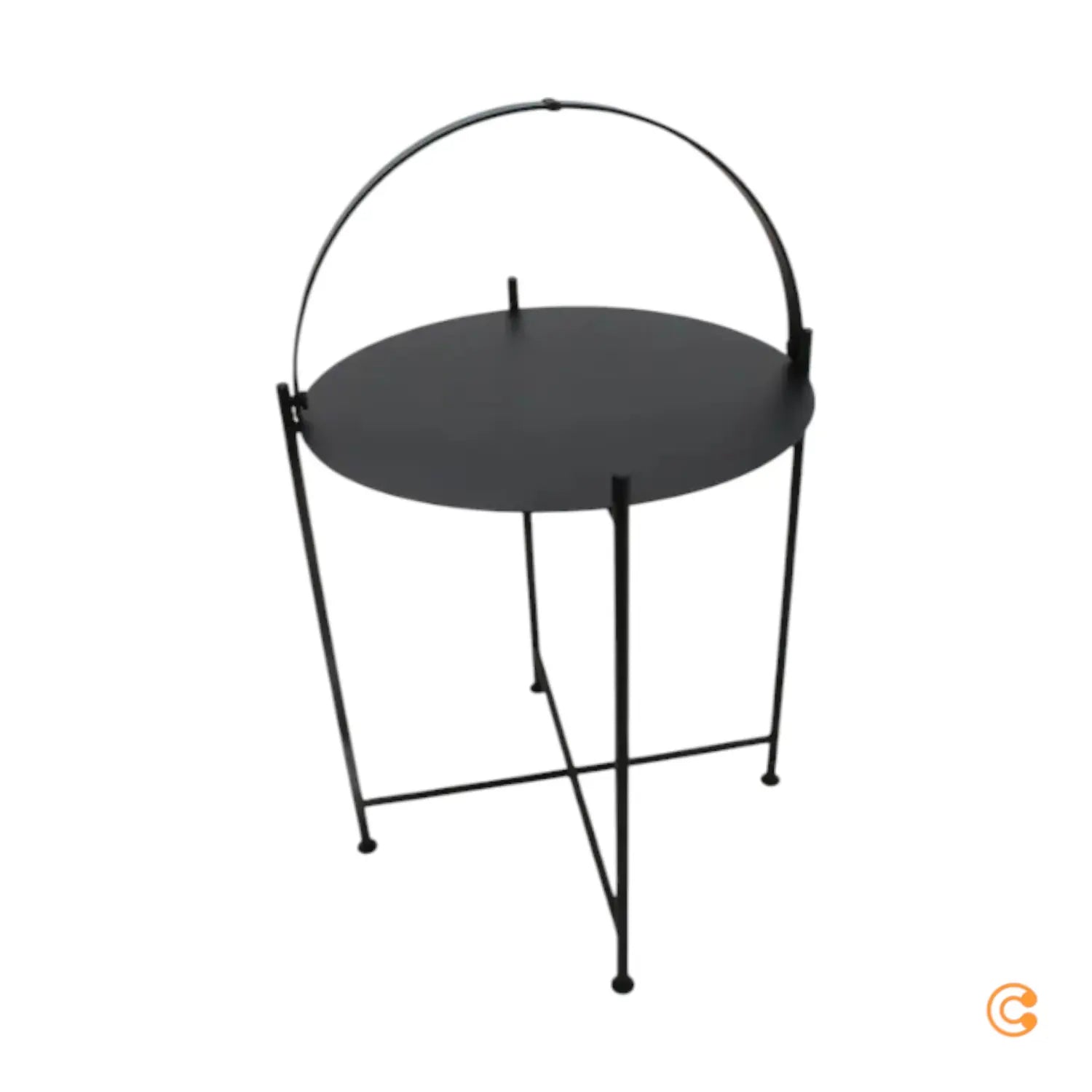 B-Ware Houe Beistelltisch Edge Tray Tisch Black 46 Cm Möbel Nachttisch Siehe Text/Foto - 5714098004677