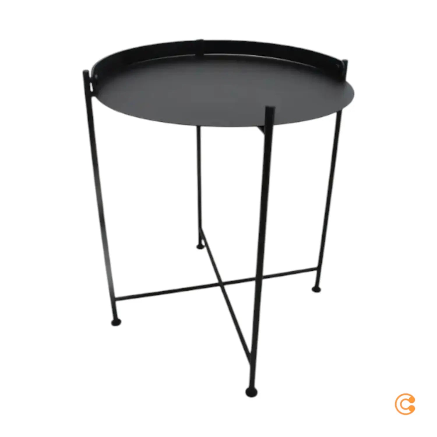 B-Ware Houe Beistelltisch Edge Tray Tisch Black 46 Cm Möbel Nachttisch Siehe Text/Foto - 5714098004677