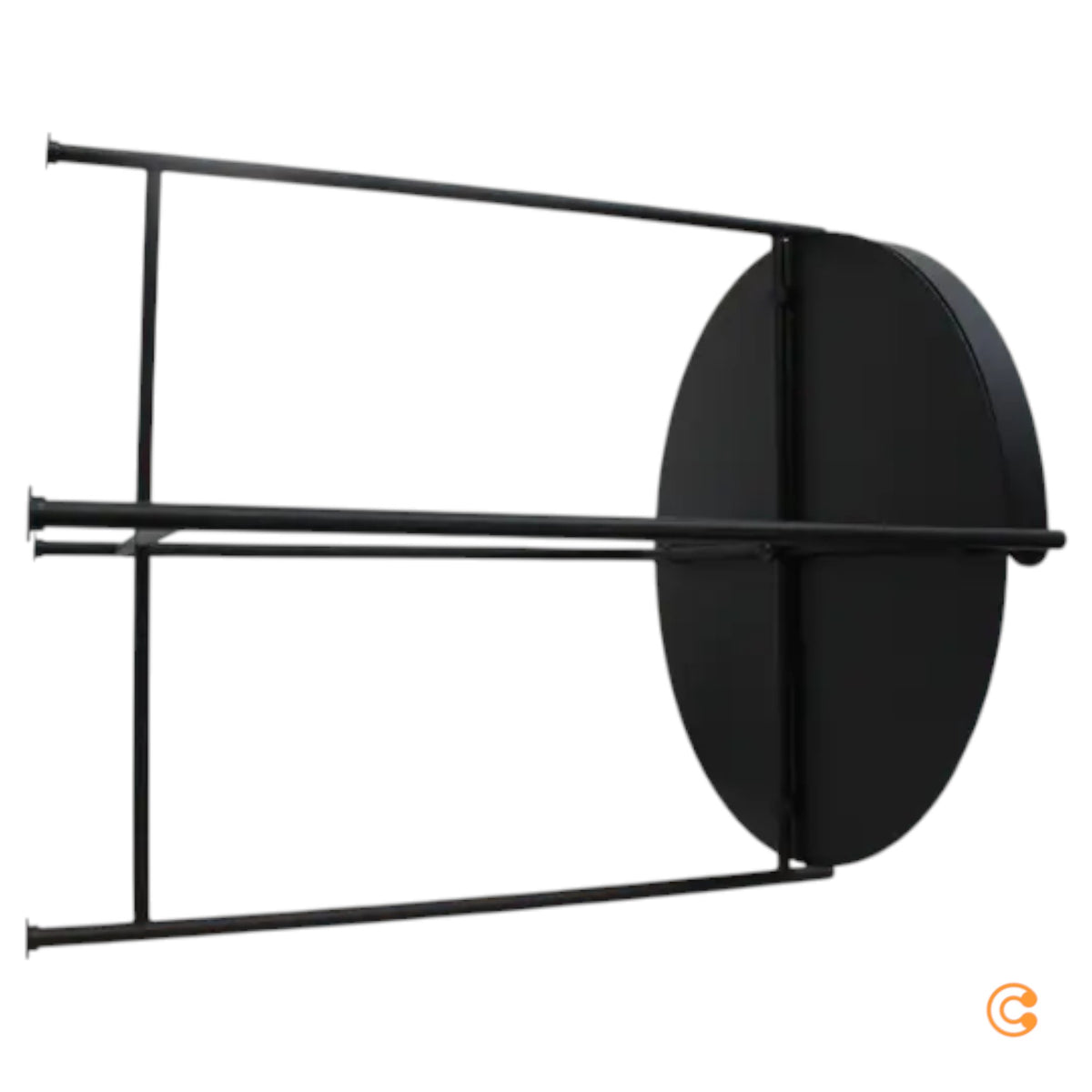 Houe Beistelltisch Edge Tray Tisch Black 46 cm Möbel Nachttisch SIEHE TEXT/FOTO - 5714098004677