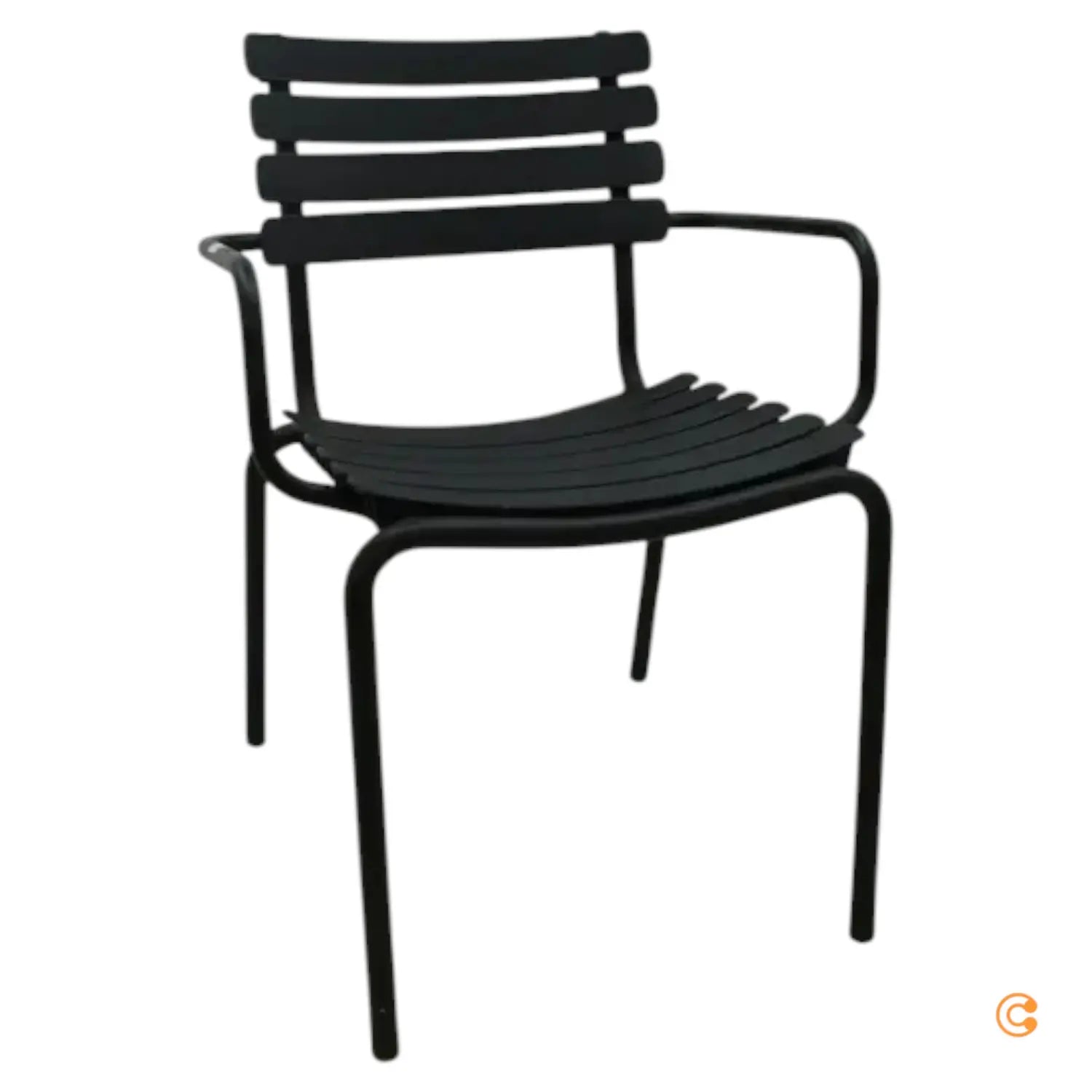 Houe Re Clips Stuhl Sessel Gartenstuhl Mit Armlehnen Schwarz Siehe Text/Foto B-Ware - 5714098014102