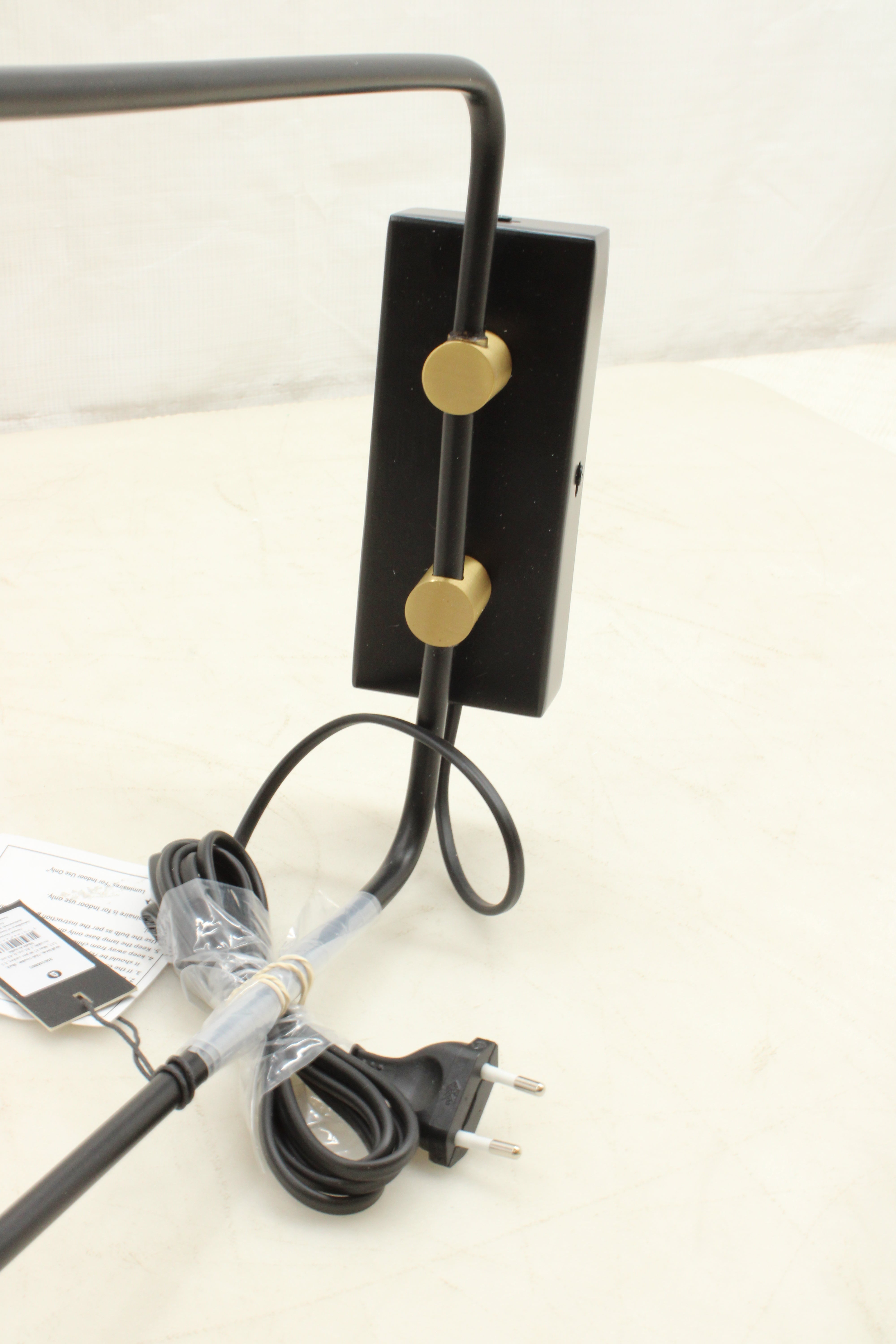 House Doctor Club Wandleuchte Double Leselampe Nachttischlampe 2 flammig Schwarz - 5707644447660