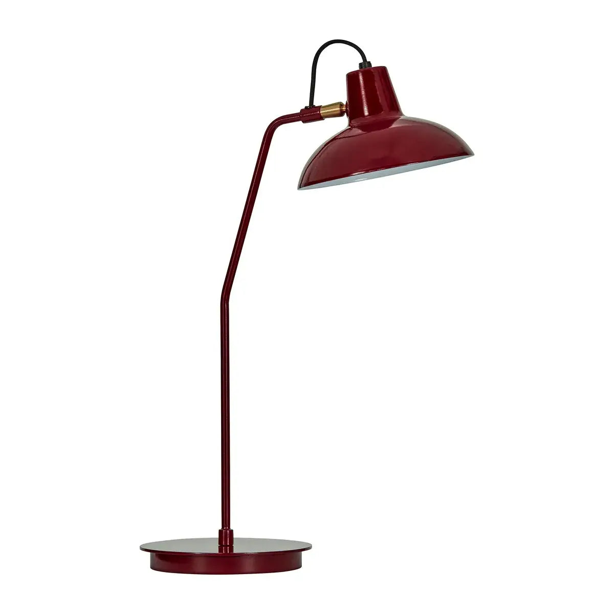 B-Ware House Doctor Tischleuchte Schreibtischlampe Rot Desk Leuchte E14 Messing Modern - 5707644888159