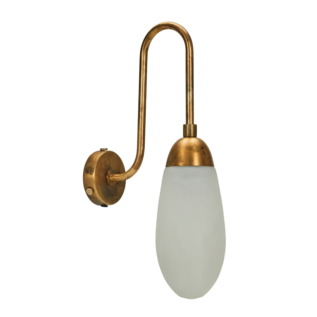 House Doctor Drop Wandleuchte Wandlampe Wandlicht Leuchte Lampe Antikes Messi741 B-Ware
