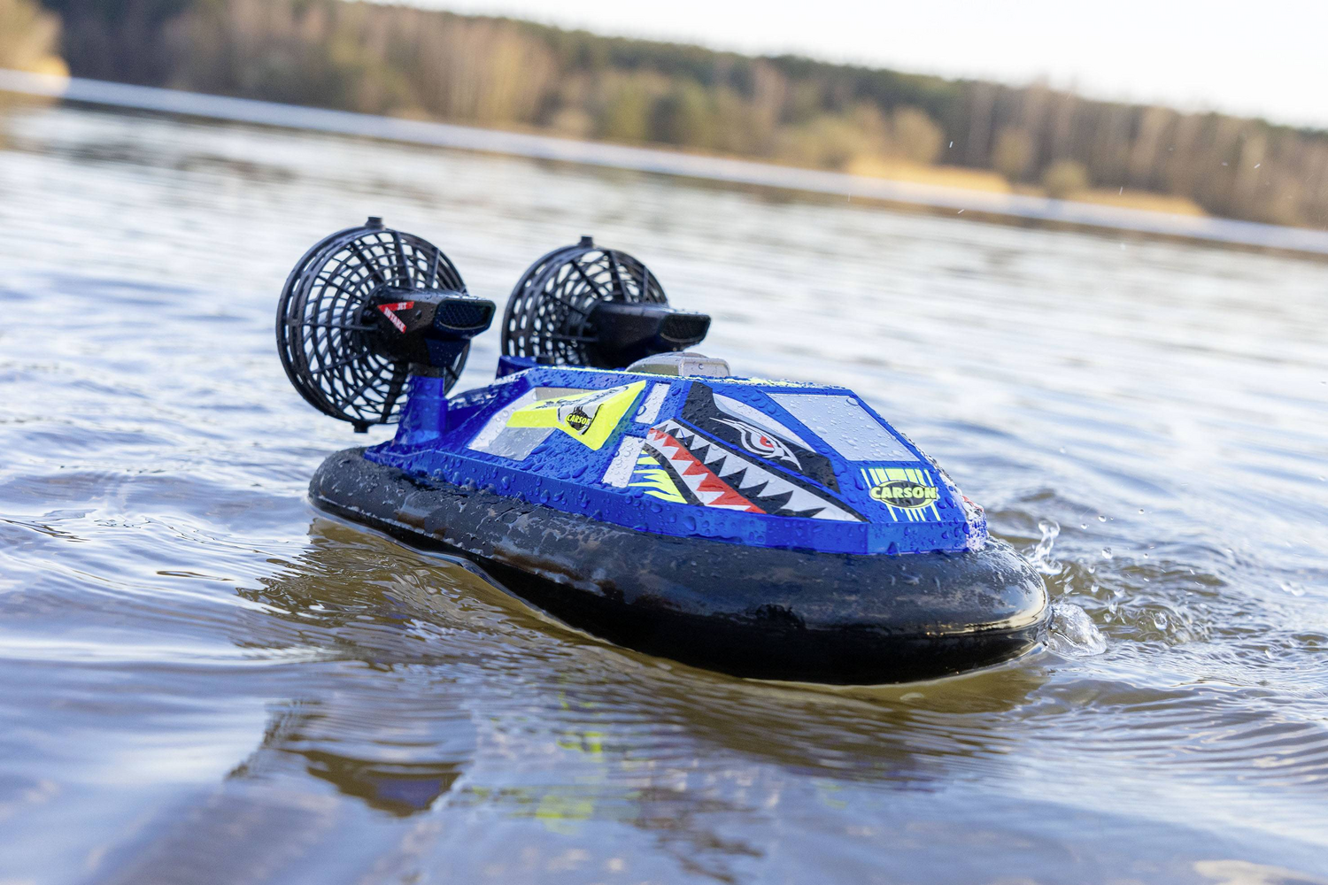 Carson Modellsport Hovershark Rc Luftkissenboot Modellboot 340mm Siehe Text/Foto C-Ware - 4005299180309