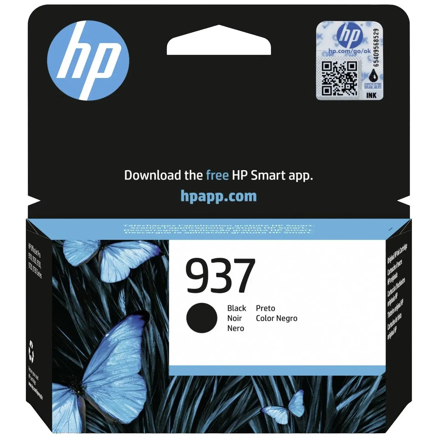 B-Ware Hp Druckerpatrone Tintenpatrone Schwarz Original 937 Bürobedarf Officejet Pro - 196786147593