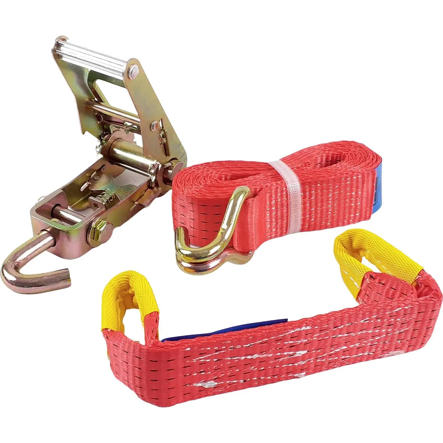 B-Ware Hp Zurrgurt Spanngurt Autotransport Radsicherung Verbindungsgurt Orange - 4007928123299