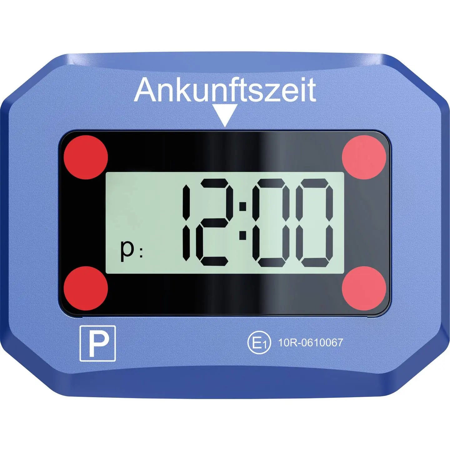 B-Ware Hp Autozubehör Parkscheibe Elektronische Parkuhr Schwarz Sos Notfallblinklicht - 4007928199485