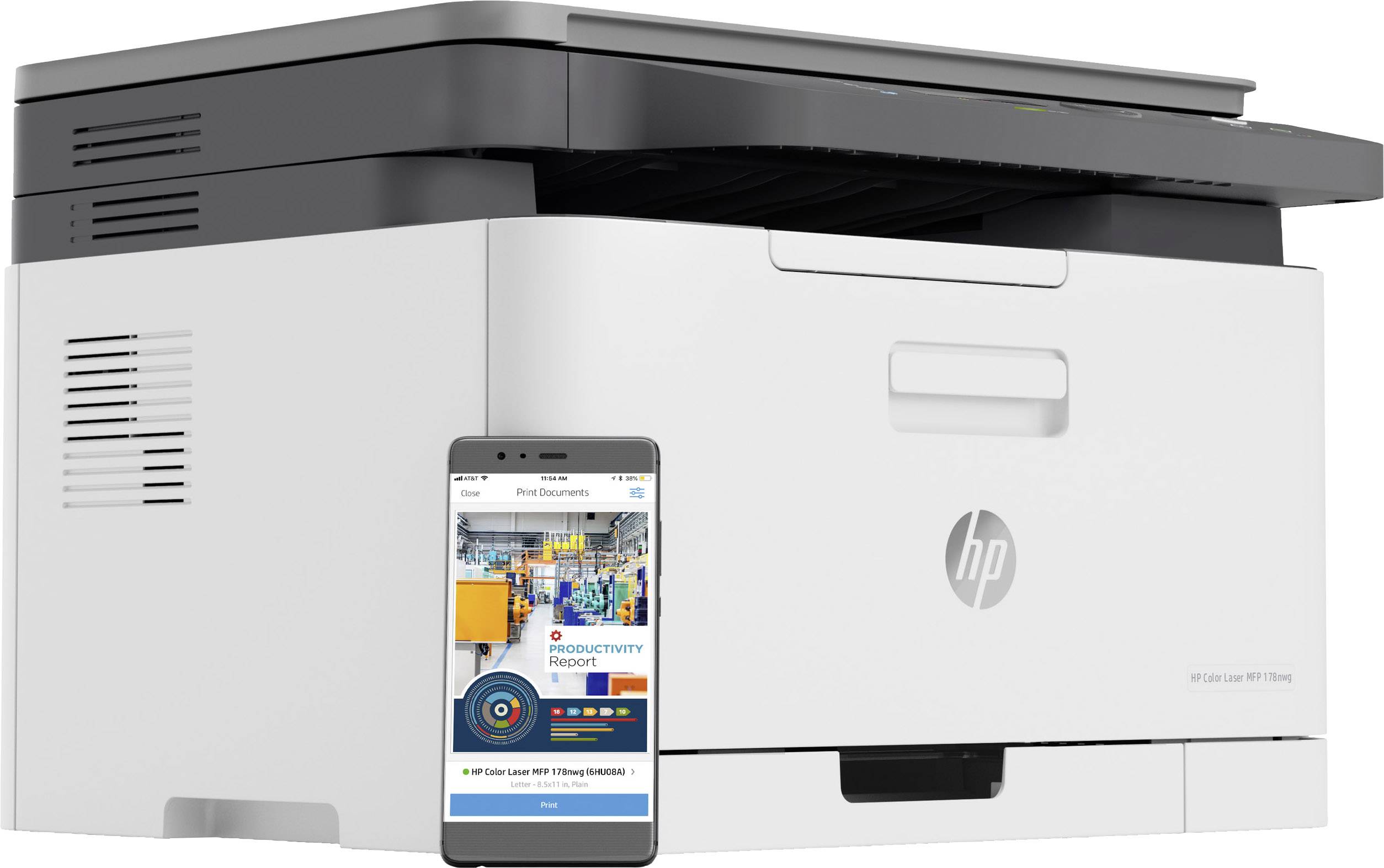 HP COLOR LASER MFP 178NWG Multifunktionsdrucker WLAN Drucken Scannen Kopieren - 0193808830464