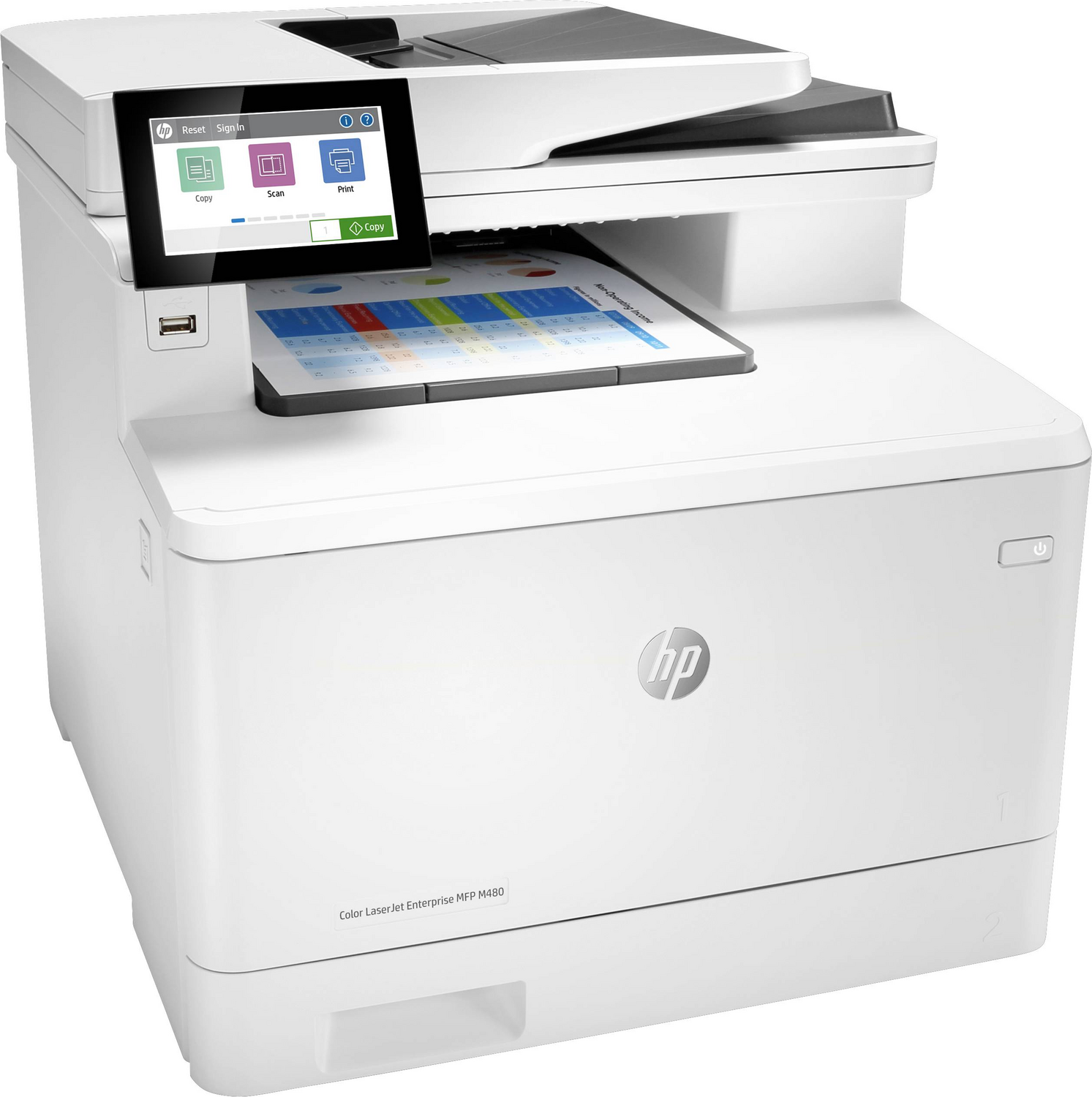 C-Ware Hp Color Laser Jet Enterprise M480f Mfp Multifunktionsdrucker Siehe Text/Foto - 193905216840