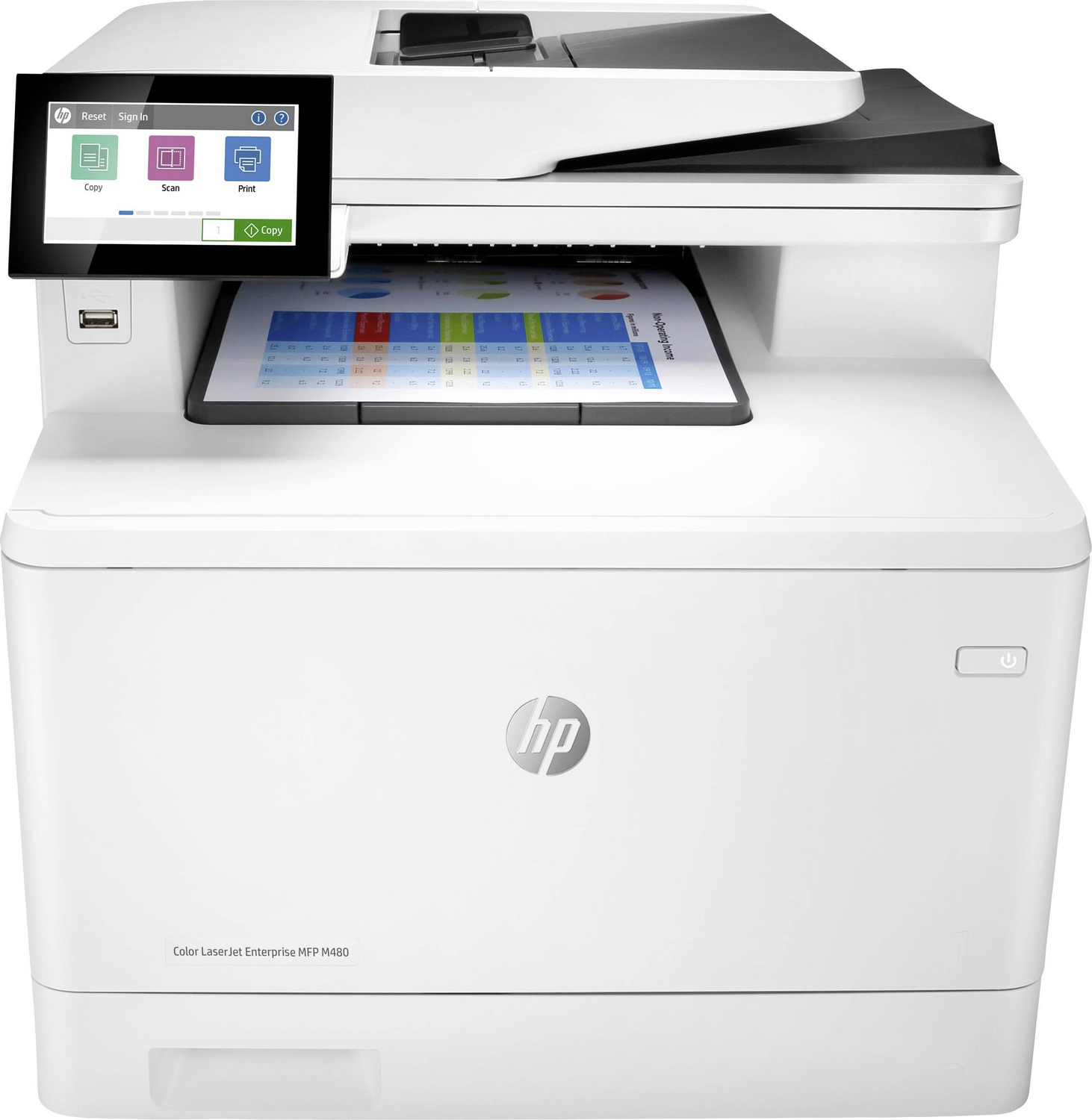 C-Ware Hp Color Laser Jet Enterprise M480f Mfp Multifunktionsdrucker Siehe Text/Foto - 193905216840