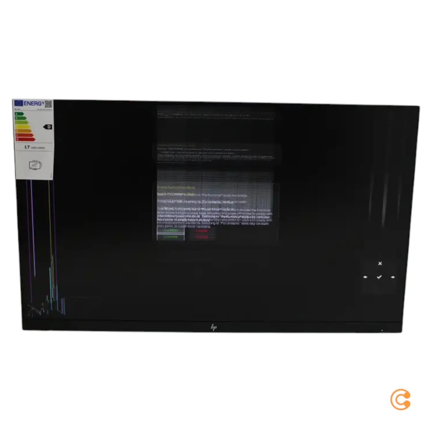 D-Ware Hp Led Monitor Bildschirm 27 Zoll Full Hd 1920 X 1080 Hdmi Usb Siehe Text/Foto - 196786297373