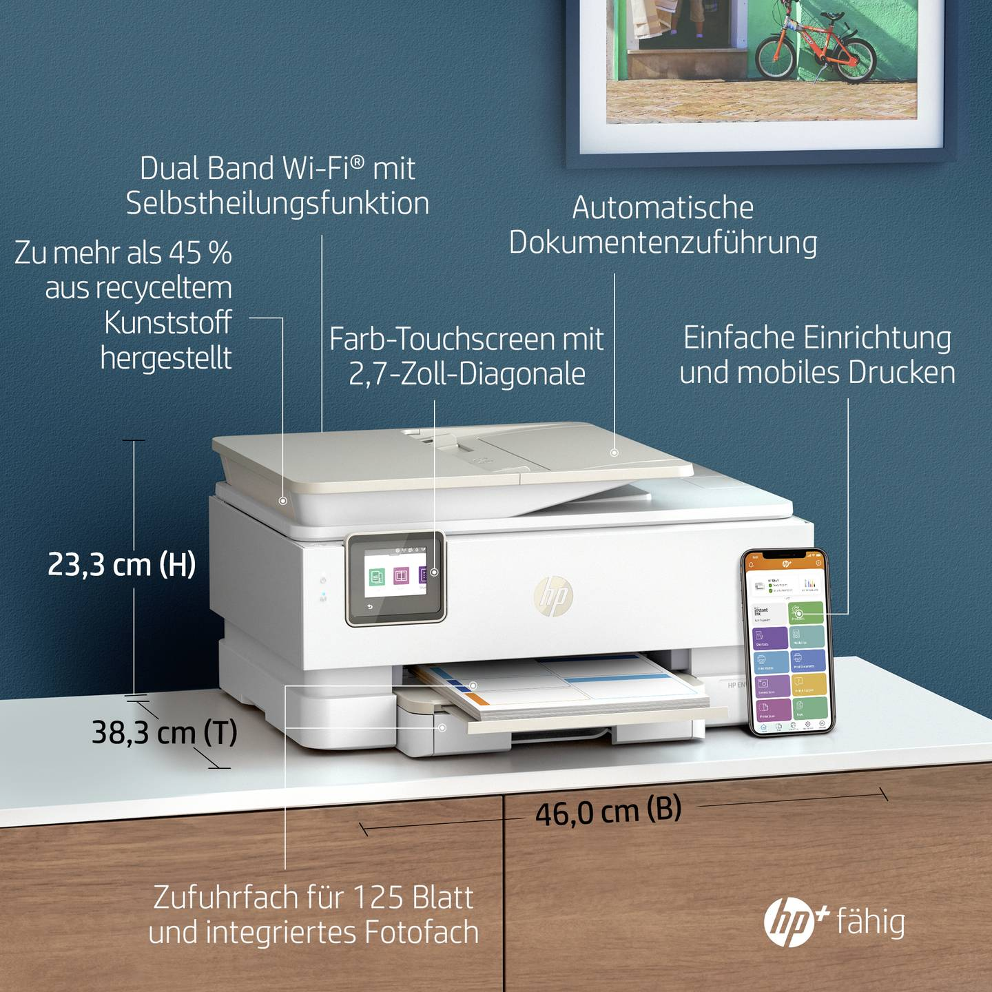 B-Ware Hp Envy Inspire 7920e All In One Multifunktionsdrucker Tintenstrahl Scanner - 195697743993