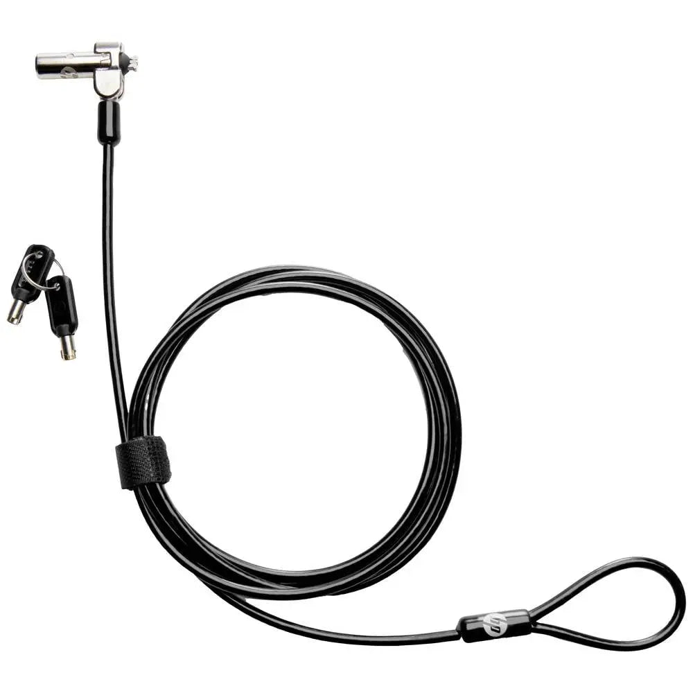 B-Ware Hp Laptop Schloss Schlüsselschloss Kabel Schwarz Mit 2 Schlüssel 1.83 M - 190781049425