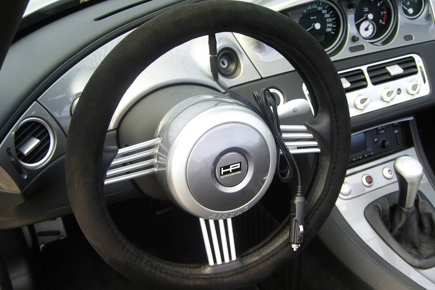 B-Ware Hp Autozubehör Lenkradbezug Heizbar 12 V Lenkradbezug (ø) 38 Cm Schwarz Lenkradhü