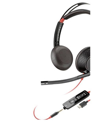 B-Ware HP Poly Headset Blackwire C5220 Stereo USB- Computer On Ear Headset