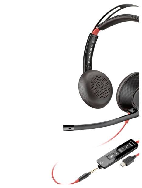 HP Poly Headset Blackwire C5220 Stereo USB- Computer On Ear Headset - 0197498429441